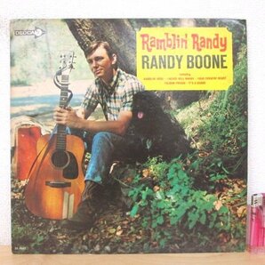 ◇F2609 LPレコード「【プロモ盤】RAMBLIN' RANDY / ランディ・ブーン RANDY BOONE」DL-4663 DECCA 見本盤/非売品/US盤/米盤/LP盤の画像1