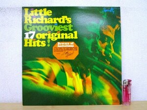 ◇F2728 LPレコード「【見本盤】リトル・リチャード LITTLE RICHARD'S GROOVIEST 17 ORIGINAL HITS！」SL-5091-SP Specialty プロモ盤/LP盤