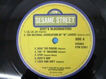 ◇F2744 LPレコード「セサミストリート BERT'S BLOCKBUSTERS」CTW-22051 US盤/米盤/LP盤_画像4