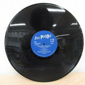 K1272 LPレコード「【見本盤】セックス・ピストルズ/SEX PISTOLS 勝手にしやがれ/NEVER MIND」帯付 YX-7199-AXの画像4