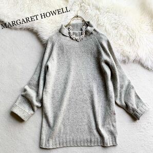 3点送料無料☆MARGARET HOWELL マーガレットハウエル カシミヤ１００％ ニット セーター 上質 柔らか ふんわりの画像1