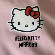 3点送料無料☆MIRROR9 x HELLO KITTY　ミラーナイン　ハローキティ　コラボ　パーカー　Ｌスウェット _画像3