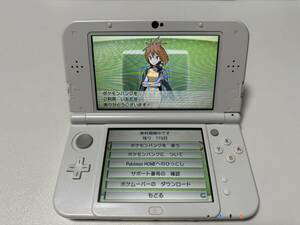 New ニンテンドー3DS LL　ポケモンバンク、サン、オメガルビー、Y、サン＆ムーン特別体験版ダウンロード済み