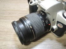 Canon キヤノン EOS kiss 一眼レフ フィルムカメラ レンズ zoom lens ef 75-300mm セット ジャンク_画像6