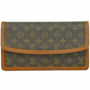 本物 ルイヴィトン LOUIS VUITTON LV ポシェットダム GM モノグラム クラッチバッグ セカンドバッグ ブラウン M51810