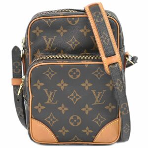 本物 ルイヴィトン LOUIS VUITTON LV アマゾン モノグラム ショルダーバッグ ポシェット ブラウン M45236