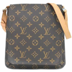 本物 ルイヴィトン LOUIS VUITTON LV ミュゼット サルサショート モノグラム ショルダーバッグ ブラウン M51258