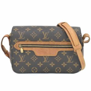 本物 ルイヴィトン LOUIS VUITTON LV サンジェルマン 24 モノグラム ショルダーバッグ ポシェット ブラウン M51210