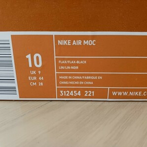 2006年モデル デッドストック 未使用品！ NIKE AIR MOC FLAX 28cm (US10) 312454-221 ナイキ エア モックの画像9