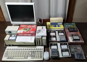 PC-9821Ce と周辺装置及び各種OSのパッケージ版とインストール済み稼働確認済みハードディスク4台＋アルファ