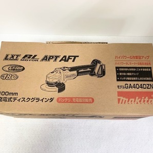 【未使用品】マキタ 100mm充電式ディスクグラインダ GA404DZN makita/工具 ※外箱に緩衝材巻いての発送です。の画像2