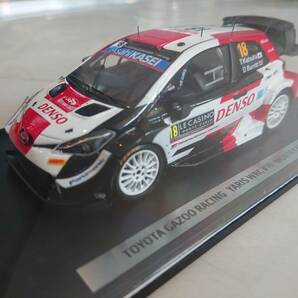 【送料込み・現状渡し】1/43 スパークモデル TOYOTA GAZOO Racing YARIS WRC #18 ラリー・モンテカルロ2021 勝田貴元 TGRパッケージの画像9