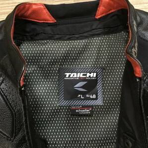 RS TAICHI GMX モーションベンテッド レーシングジャケット Lサイズ 身長168-172cm 肩/肘/背パッド付 美品の画像8