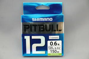  быстрое решение!! Shimano *pitobru12 0.6 номер 150m* новый товар SHIMANO PITBULL