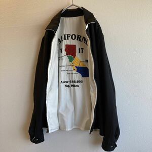 1円スタート! Ron Herman ロンハーマン RHC California Reversible Jacket 刺繍デザイン コーチリバーシブル ジャケット ブルゾン ナイロン