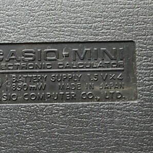 CASIO MINI 電卓 計算機 昭和レトロ CASIO-MINIの画像8