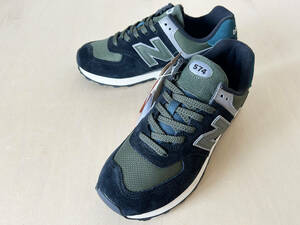 【定番 574】 25.5cm ニューバランス NEW BALANCE U574KBG BLACK/GREEN US7.5/25.5cm スニーカー