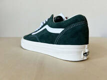 【特価】28cm 緑 バンズ オールドスクール VANS OLD SKOOL [ PIG SUEDE ] JUNGLE GREEN US10/28cm VN0A5JMI94T 撥水_画像5