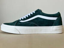 【特価】28cm 緑 バンズ オールドスクール VANS OLD SKOOL [ PIG SUEDE ] JUNGLE GREEN US10/28cm VN0A5JMI94T 撥水_画像3