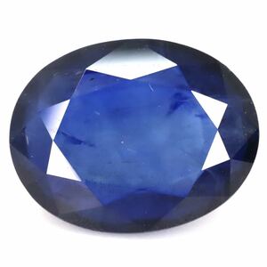 ☆天然サファイア2.848ct☆A 約9.9×7.8mm ルース 裸石 宝石 ジュエリー blue sapphire corundum ブルー コランダム DE0/DE5 テEA5