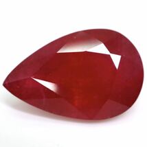 ☆天然ルビー+ガラス 11.290ct☆A 約17.3×11.2mm ルース 裸石 宝石 ジュエリー コランダム ruby glas corundum DE0/EA0 _画像2