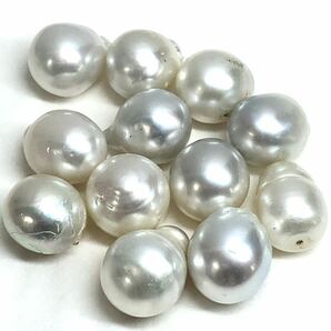 ☆南洋白蝶真珠12点おまとめ250ct☆A 約50g 約12.0-14.5mm 珠 パール ルース 裸石 宝石 ジュエリー jewelry pearlの画像3