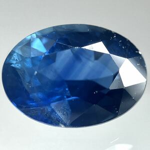 1ctUP!! ☆天然サファイア1.107ct☆A 約7.0×5.0mm ルース 裸石 宝石 ブルー コランダム blue sapphire corundum jewelry テDG0