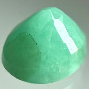 3ctUP!! ☆天然エメラルド3.106ct☆A 約9.8×8.0mm ルース 裸石 宝石 ジュエリー ベリル jewelry beryl emerald テDA0の画像2