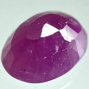 ☆天然ルビー約1.210ct☆A 約6.88×5.21mm ルース 裸石 corundum コランダム RUBY 宝石 ジュエリー EB0/EB0 テEA0の画像2