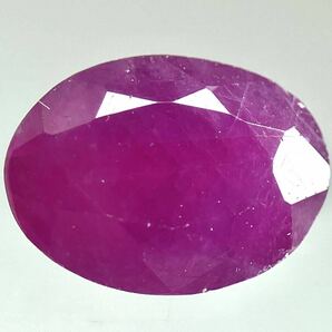 ☆天然ルビー約1.210ct☆A 約6.88×5.21mm ルース 裸石 corundum コランダム RUBY 宝石 ジュエリー EB0/EB0 テEA0の画像1