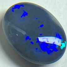 遊色効果抜群!!☆天然ブラックオパール2.368ct☆A 11.2×8.2mm ルース 裸石 black opal 宝石 ジュエリー jewerly DA0/DA0 テEB0_画像2