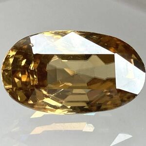 13ctUP!!☆天然ジルコン約13.871ct☆A 約17.0×10.0mm ルース 裸石 zircon宝石 ジュエリー DE0/テEA0