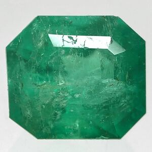 ☆天然エメラルド約0.928ct☆A 約6.2×5.4mmソーティング付 ルース 裸石 宝石 ジュエリー jewerly emerald DA0/DA0 テEB0