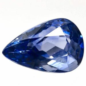 ☆天然サファイア1.572ct☆A 約8.3×5.3mm ルース 裸石 宝石 ジュエリー blue sapphire corundum ブルー コランダム EA0/テEA5