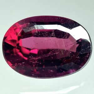 ☆天然トルマリン1.010ct☆A 約7.5×5.2mm ルース 裸石 宝石 ジュエリー ルベライト tourmaline rubellite テDG0