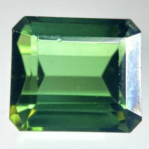 ☆天然トルマリン1.726ct☆A 約7.1×6.2mm ルース 裸石 宝石 ジュエリー グリーン green tourmaline jewelry テDE0