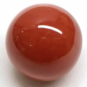 ☆天然本珊瑚 約2.5g☆A 12.546ct 約12.0×12.1mm ルース 裸石 宝石 コーラル さんご 丸珠 coral jewelry DA0/DA0 EA8