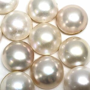 ☆マベパール11点おまとめ100ct☆A 約14.4-14.9mm 20g パール 半円真珠 ジュエリー 裸石 宝石 pearl jewelry ④の画像2