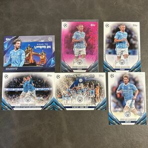 【23枚セット】TOPPS UEFA CLUB COMPETITIONS 2023/24 MANCHESTER CITY SET マンチェスターシティ HAALAND FODEN RICO LEWIS の画像4