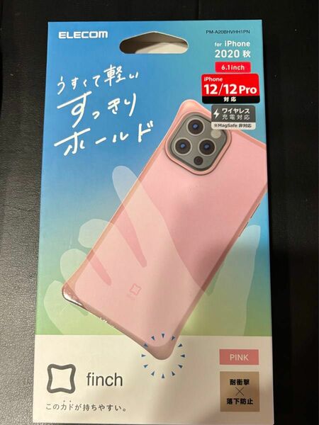 iPhone 12/12 Pro finch すっきりホールド PM-A20BHVHH1PN（ピンク）