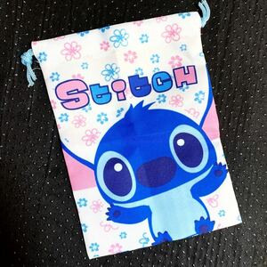 ★未使用★Stitch★ミニ巾着袋★人気キャラクター、ディズニー、スティッチ★可愛い★男女兼用★送料￥120〜★