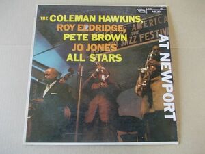 P3221　即決　LPレコード　コールマン・ホーキンス & オールスターズ『アット・ニューポート'57』　国内盤