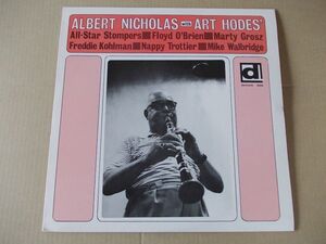 P3406　即決　LPレコード　ALBERT NICHOLAS WITH ART HODES'『ALL-STAR STOMPERS』　輸入盤　US盤