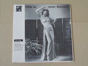 P7854　即決　LPレコード　ジーン・ラッセル『THIS IS JANE RUSSELL』　輸入盤？