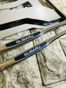 スバル純正ナンバーフレーム SUBARU XV フォレスター レヴォーグ WRX レガシィ エクシーガ BRZ インプレッサ レガシィB4 ステラ 3