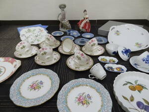 【必見】 ブランド 洋食器 30点以上 大量 まとめ ROYAL ALBERT WORCESTER COPENHARGEN Richard Ginori Noritake WEDGWOOD 他