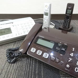 【必見】 FAX ファックス 固定電話 SHARP シャープ Panasonic パナソニック UX-D20CL KX-PW508-S 2点 まとめの画像1