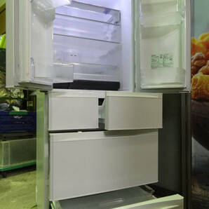 【内容積525L】 「大阪 お引き取り 限定」 MITSUBISHI 三菱 6ドア 冷蔵庫 MR-JX53Y-W1 525L フレンチドア 2015年製の画像1