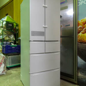 【内容積525L】 「大阪 お引き取り 限定」 MITSUBISHI 三菱 6ドア 冷蔵庫 MR-JX53Y-W1 525L フレンチドア 2015年製の画像2