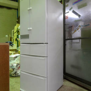 【内容積525L】 「大阪 お引き取り 限定」 MITSUBISHI 三菱 6ドア 冷蔵庫 MR-JX53Y-W1 525L フレンチドア 2015年製の画像3